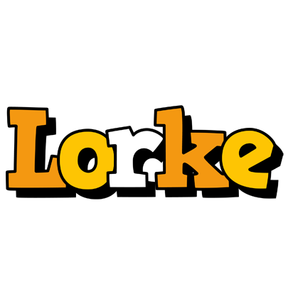 Lorke cartoon logo