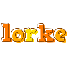 Lorke desert logo