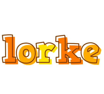 Lorke desert logo