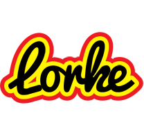 Lorke flaming logo
