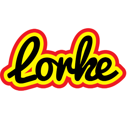 Lorke flaming logo