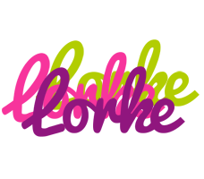 Lorke flowers logo