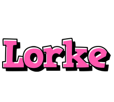 Lorke girlish logo