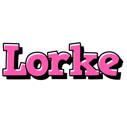 Lorke girlish logo