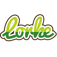 Lorke golfing logo