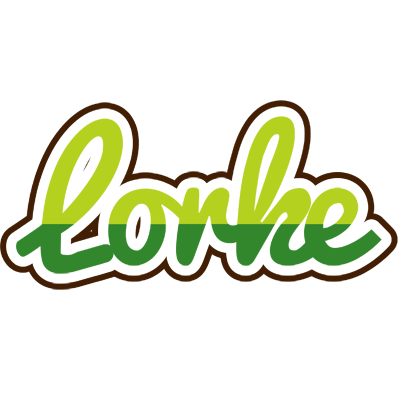 Lorke golfing logo