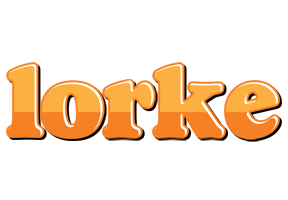 Lorke orange logo