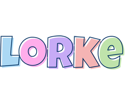 Lorke pastel logo