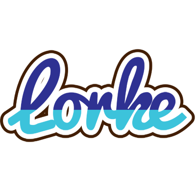 Lorke raining logo