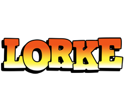 Lorke sunset logo