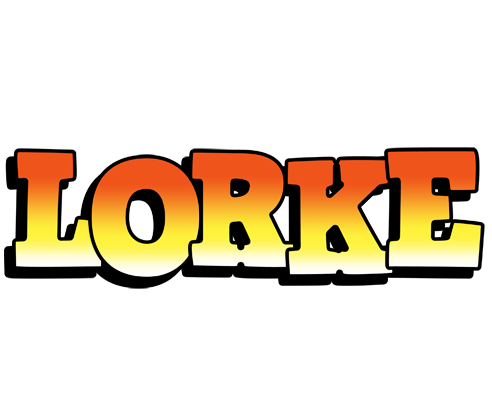 Lorke sunset logo