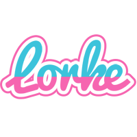 Lorke woman logo