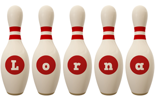 Lorna bowling-pin logo