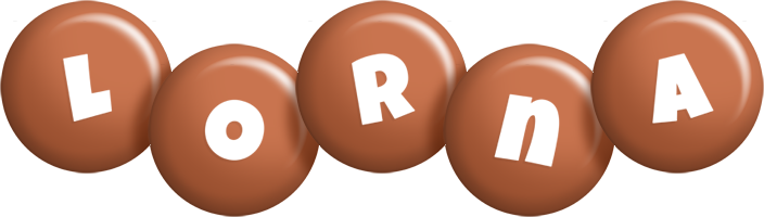 Lorna candy-brown logo