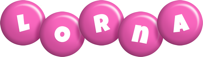 Lorna candy-pink logo