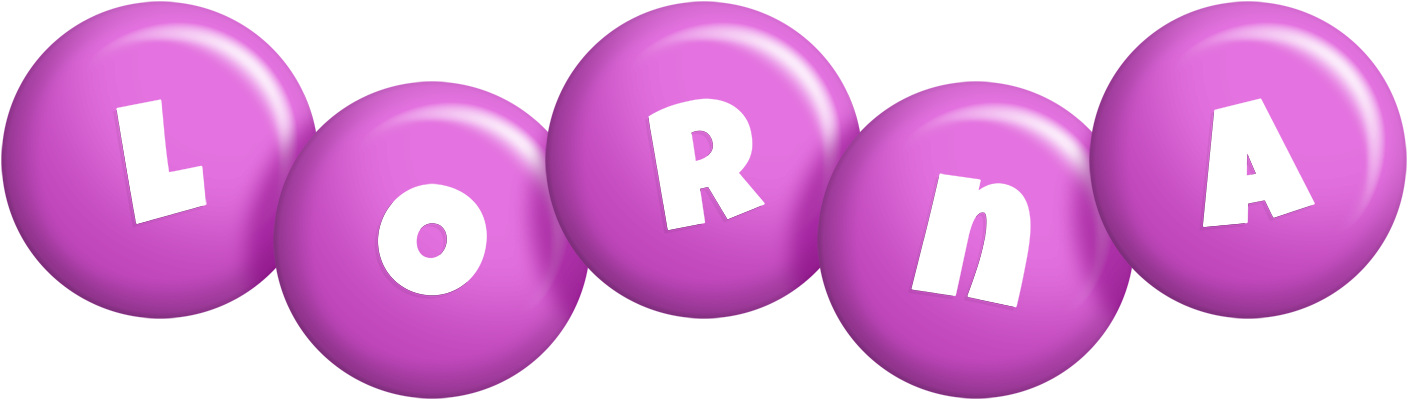 Lorna candy-purple logo