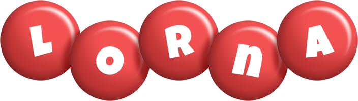 Lorna candy-red logo