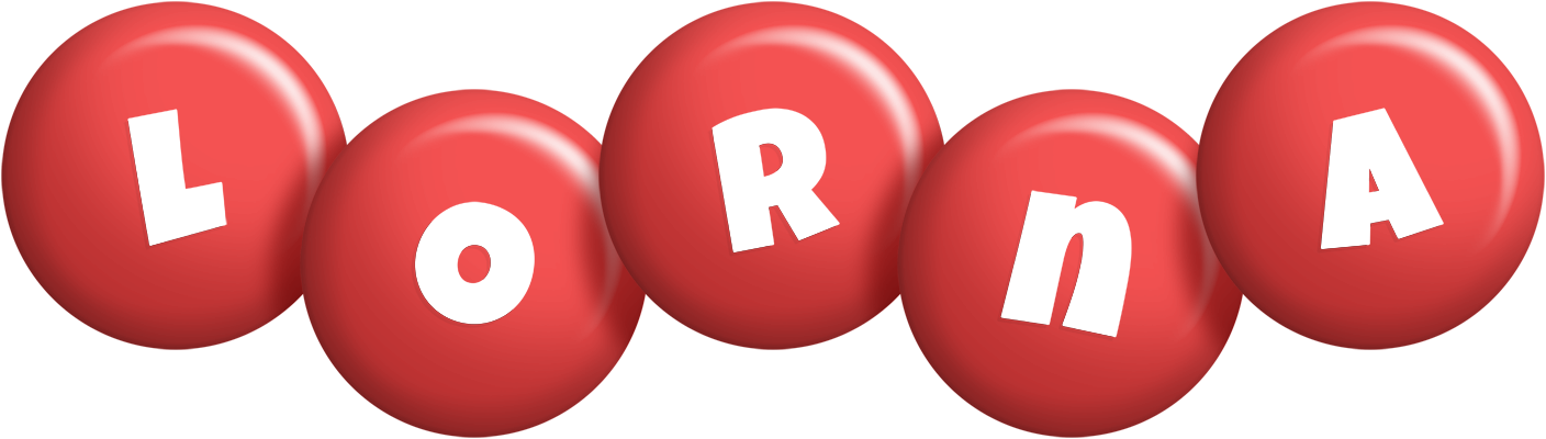 Lorna candy-red logo