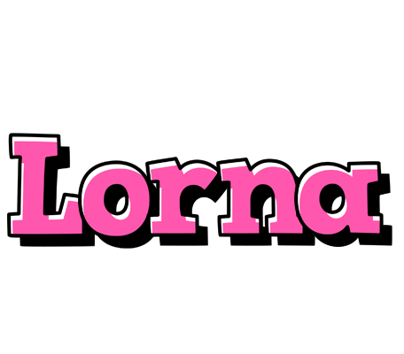 Lorna girlish logo