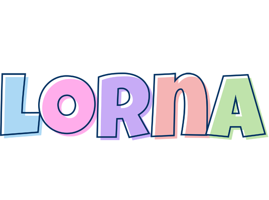 Lorna pastel logo