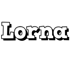 Lorna snowing logo