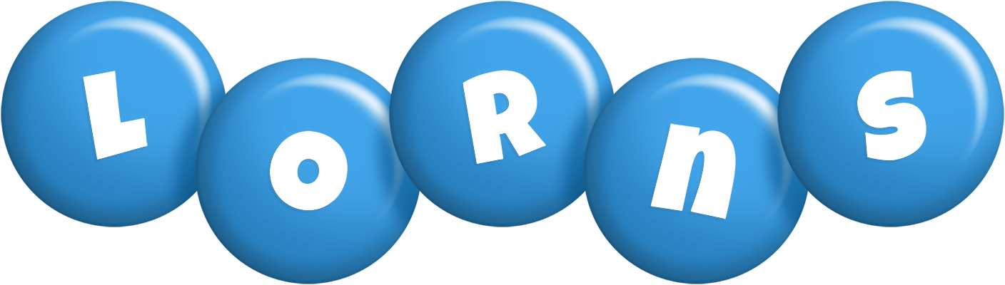 Lorns candy-blue logo