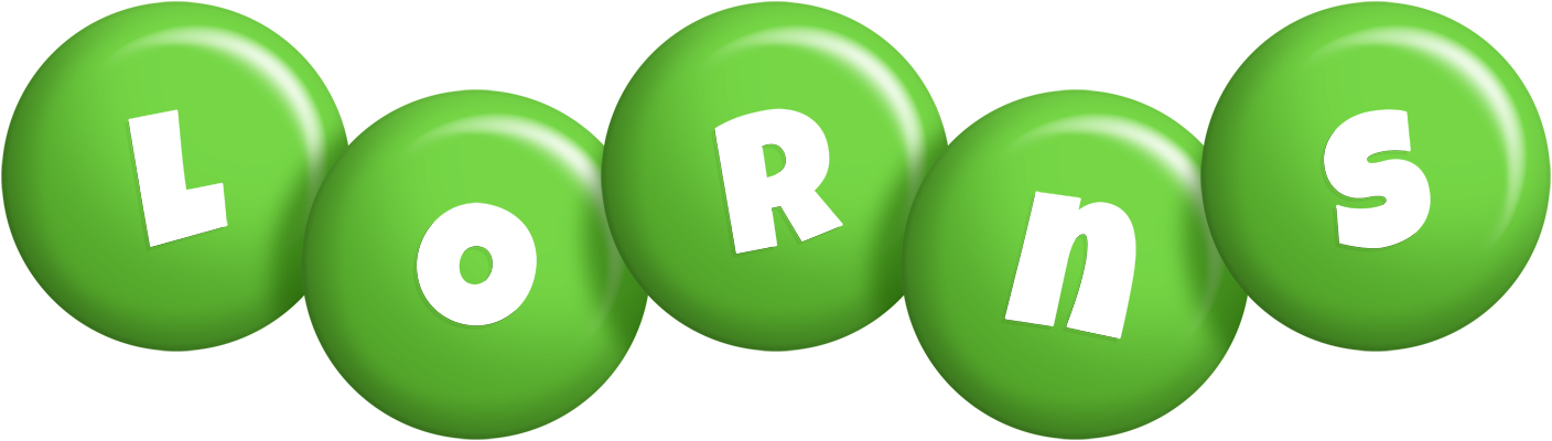 Lorns candy-green logo