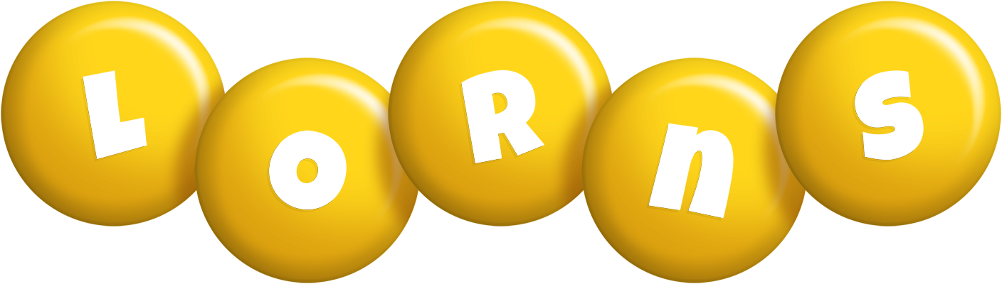 Lorns candy-yellow logo