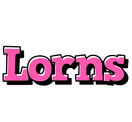 Lorns girlish logo
