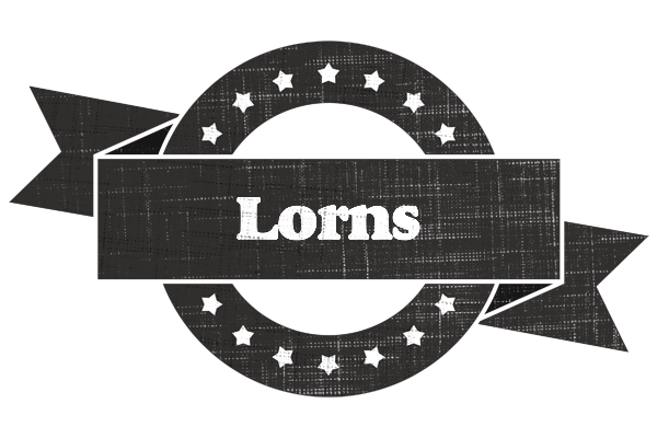 Lorns grunge logo