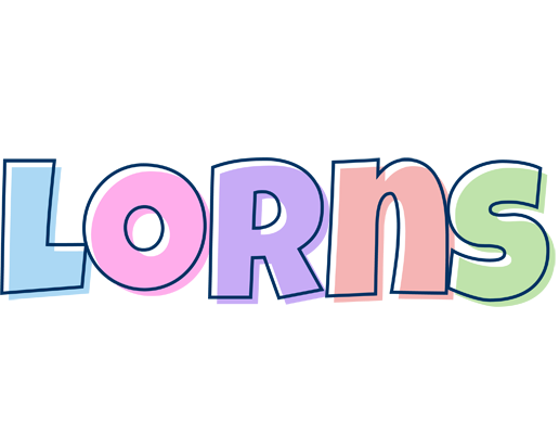 Lorns pastel logo