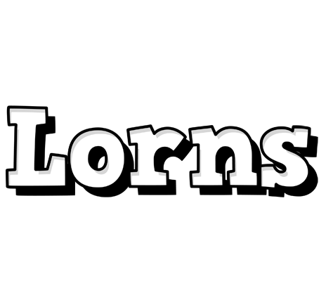 Lorns snowing logo