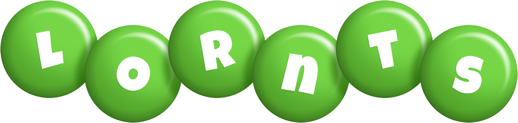 Lornts candy-green logo