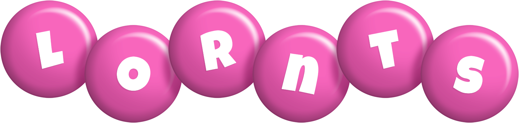 Lornts candy-pink logo