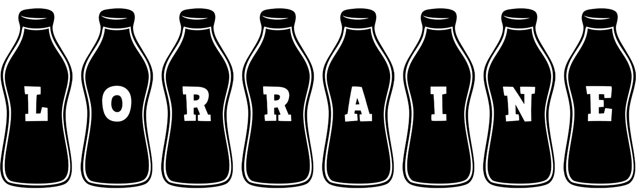 Lorraine bottle logo
