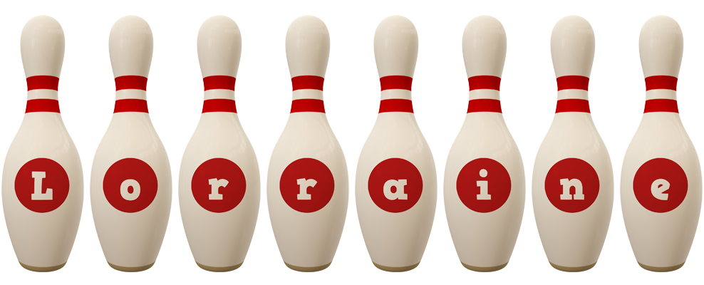 Lorraine bowling-pin logo