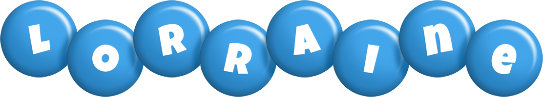 Lorraine candy-blue logo