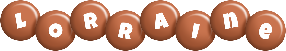 Lorraine candy-brown logo