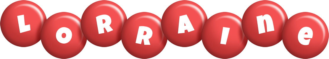 Lorraine candy-red logo