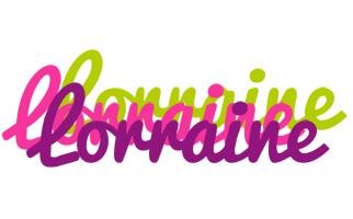 Lorraine flowers logo