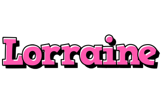 Lorraine girlish logo