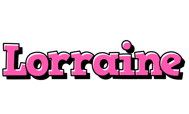Lorraine girlish logo