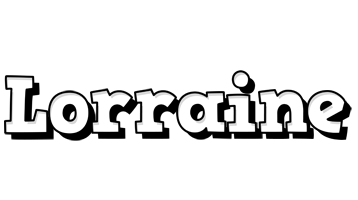 Lorraine snowing logo