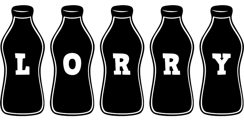 Lorry bottle logo