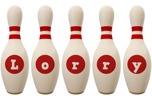 Lorry bowling-pin logo
