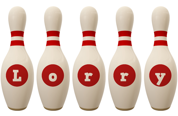 Lorry bowling-pin logo