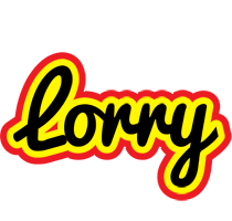 Lorry flaming logo