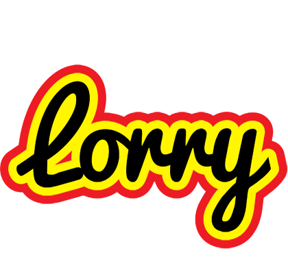 Lorry flaming logo