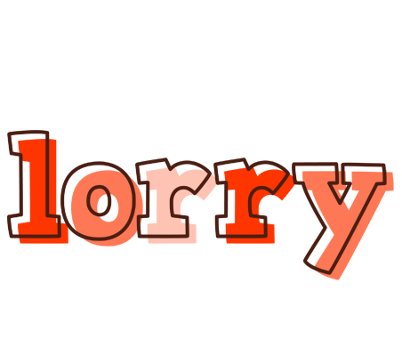 Lorry paint logo