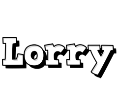 Lorry snowing logo